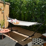 thumbnail of Outdoor Hängematte mit Gestell auf Rollen 335x100 Hängemattengestell Verstellbar