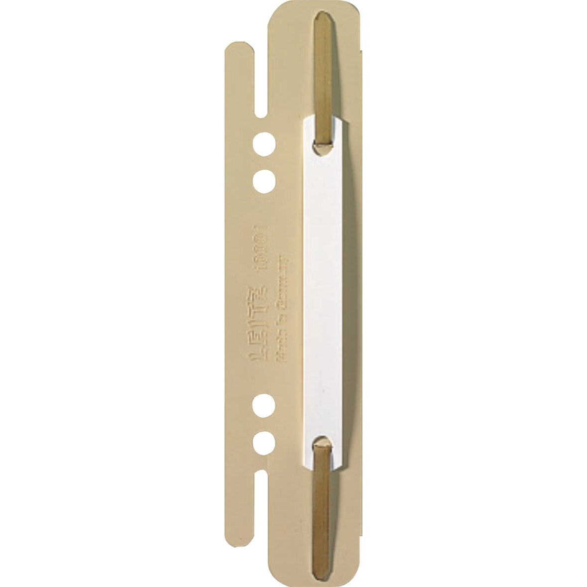 Einsteckheftstreifen Alpha 3,8x15,8cm sand Packung mit 25 Stück