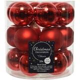 thumbnail of Weihnachtsbaumkugeln Glas Ø 4 cm weihnachtsrot 18 Stück