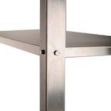 thumbnail of Cleiton® Estantería de Acero Inoxidable de pie 4 Estantes Lisos 1000x500x1800 mm | Estantería Metálica de 4 baldas lisas para Cocina | Hostelería