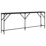 thumbnail of Table console Chêne noir 200 x 29 x 75 cm Modèle Aero Jardin Élite