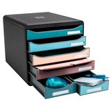 thumbnail of Exacompta 312606D Big Box Maxi, Schubladenbox mit 6 Schubladen, Skandi - Mehrfarbig