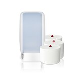 thumbnail of SET: 1x Toilettenpapierspender Doppelrollen Blanc Cosmos + 32 Toilettenpapierrollen Long Life 3L - PRODUKTSET