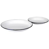 thumbnail of IBILI set 6 plato hondo BLANCA acero esmaltado 28 cm 912928