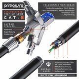 thumbnail of Primewire Patchkabel CAT 8 - Gigabit Ethernet LAN Kabel - 40 Gbit/s - S/FTP PIMF Schirmung - Netzwerkkabel - 25m