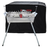 thumbnail of Mangal Ararat Edelstahl 2mm Schaschlikgrill 9er Drehspieß Haube Motor