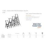thumbnail of Escalera Profesional Black Line T-BLS-4x1 de 4 Peldaños