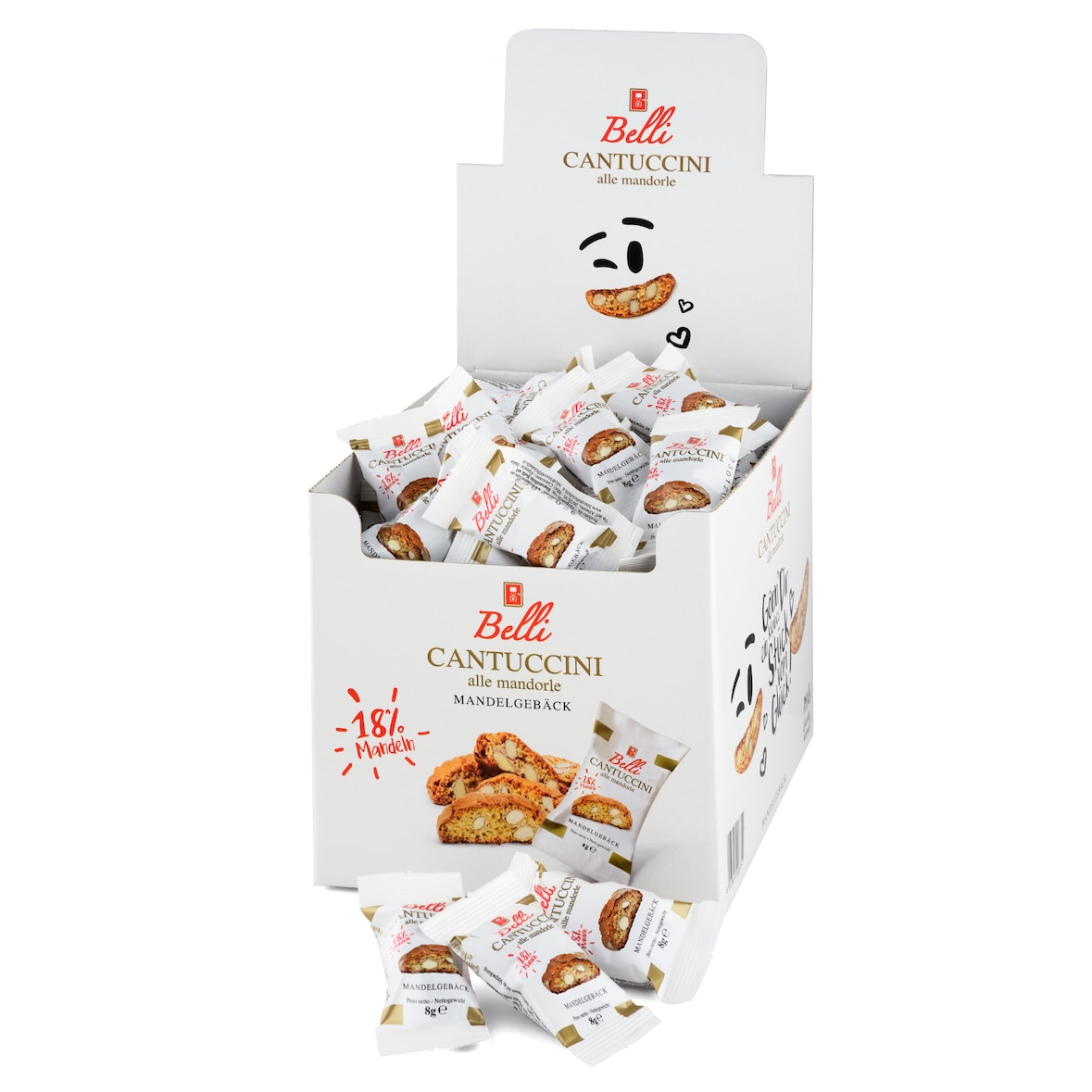 Belli Cantuccini Mandelgebäck 75 Portionen x 8g (600 g)