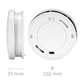 thumbnail of Alecto SA-110 QUAD - Rauchmelder mit 10 Jahren Batterie- und Sensorlaufzeit, 4er-Pack, Weiß