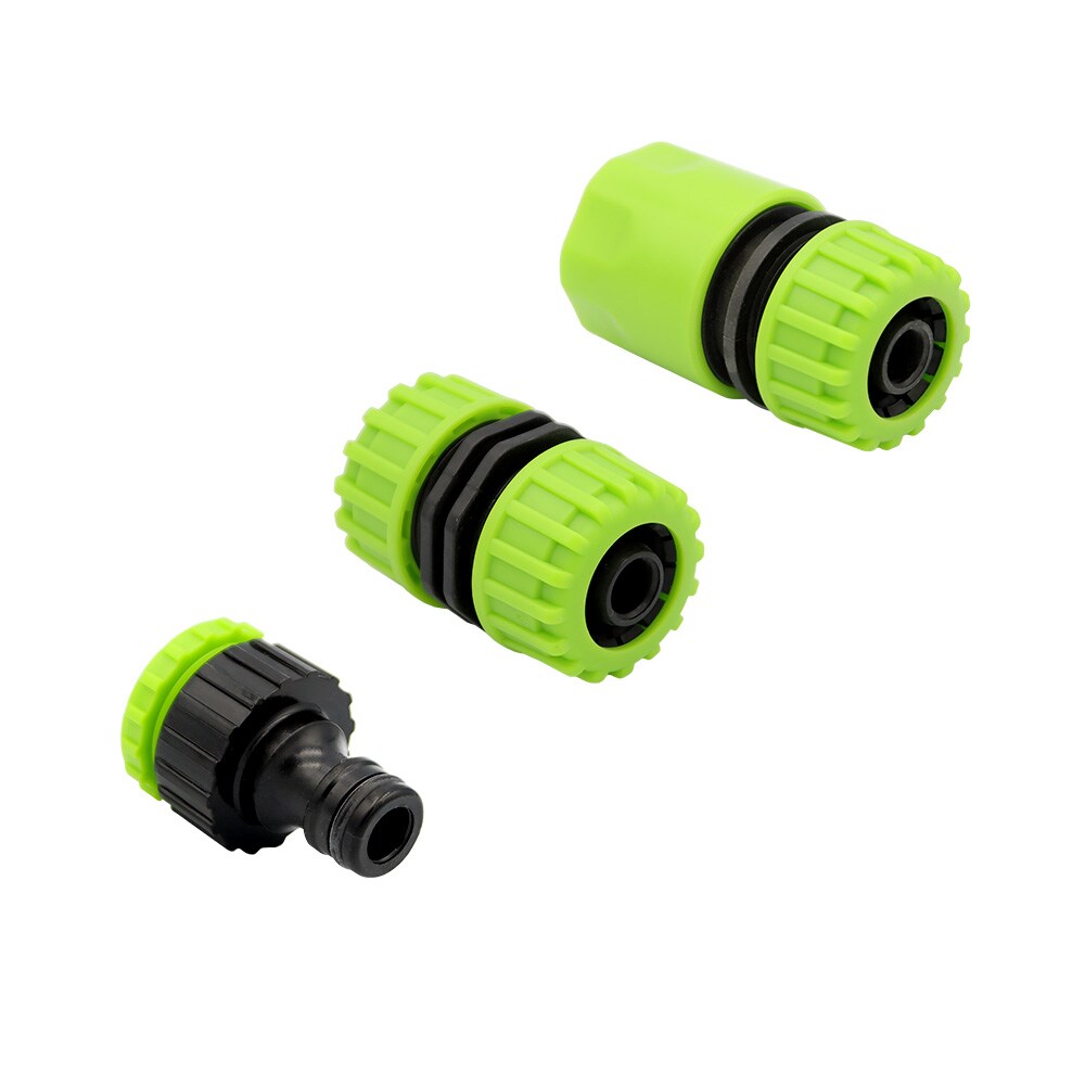 3-Teiliges Gartenschlauch Adapter Set für 1/2` Schläuche