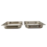 thumbnail of AcMax Dampfgarer Set Edelstahl GN 2/3 Gastrobehälter (  L 35,5 x B 32,5 x T 6,5 cm )