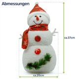 thumbnail of Dekorativer LED Schneemann 34 cm Innenbereich batteriebetrieben