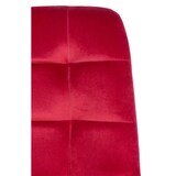 thumbnail of DELUKE® Esszimmerstühle 4er Set VOUL - Rot, Samt Gesteppter Polsterstuhl Küchenstuhl mit Bodenschonern Esszimmerstuhl Stuhl Esszimmer Küchenstühle
