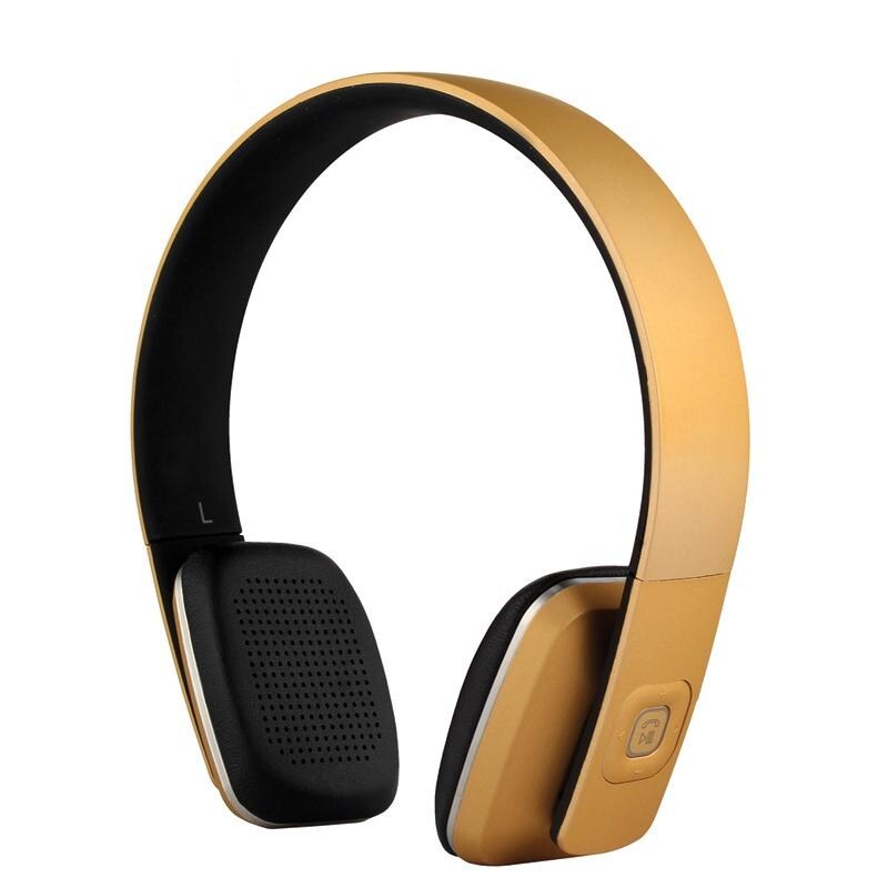 Casque Audio Bluetooth Universel Pour Smartphones Et Tablettes Son Cristal Gold YONIS