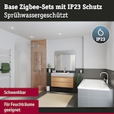 thumbnail of Paulmann Spot encastré LED Smart Home Zigbee 3.0 Base Coin Kit de base orientable  rond 90mm 20° Coin 3x4,9W 3x430lm 230V gradable 3000K Acier brossé