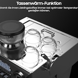 thumbnail of Espressomaschine mit Mahlwerk, 2050W Siebträgermaschine mit 20-Bar italien Pumpe, Milchschäumer und Barista Kit, 25 Mahlgrade, 1,6L, Edelstahl