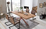 thumbnail of SIT Möbel Esstisch | 180 x 100 cm | Platte 50 mm Teak natur | Gestell Metall antikbraun | B 180 x T 100 x H 79 cm | 15261-00 | Serie TABLES & CO