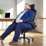 thumbnail of Schwerlaststuhl / Bürostuhl INSTRUCTOR SW I PRO - XXL Netzstoff / Stoff schwarz hjh OFFICE