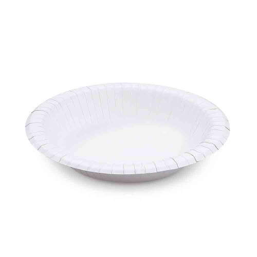 400 Pappschalen Salatschalen rund FF Ø 20 x 4 cm 480 ml weiß