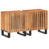 thumbnail of Tables de chevet 2 pcs 40x34x46 cm bois d'acacia massif