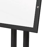 thumbnail of Danieli Store | Tablón de anuncios para exterior negro | Expositor Atril Porta Menú, puerta abatible y cerradura | Tablón para suelo tamaño 4xA4