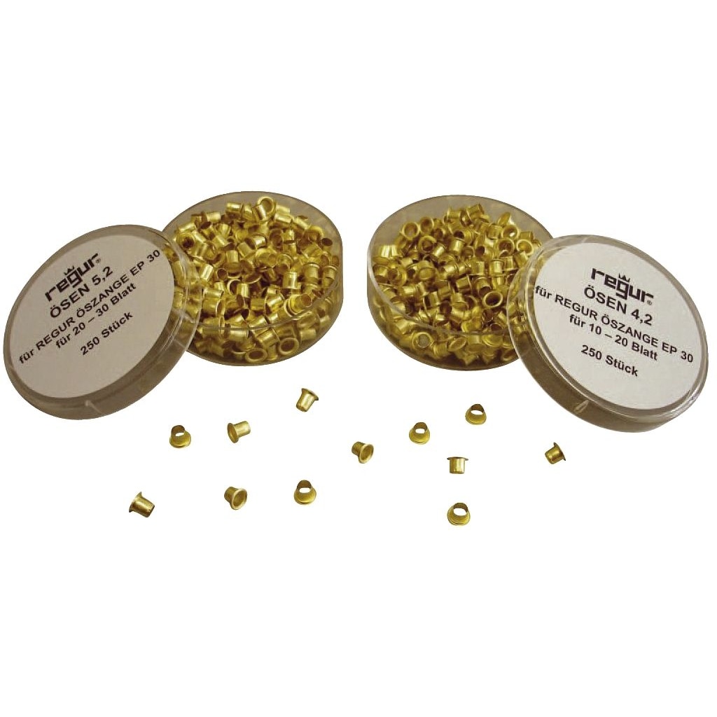 Regur® RÖ-3,2 Ösen - 250 Stück,  3,2 mm für 2-10 Blatt