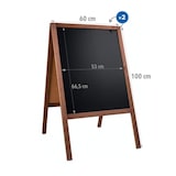 thumbnail of Kundenstopper »Kreidetafel-Aufsteller M« aus Holz, 60x100 cm