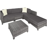 thumbnail of tectake Set da giardino in rattan con telaio in alluminio e imbottitura di 10 cm - 403835