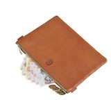 thumbnail of Sonnenleder Banktasche Leder Geldtasche Belegtasche (25x17cm) natur braun WEILL