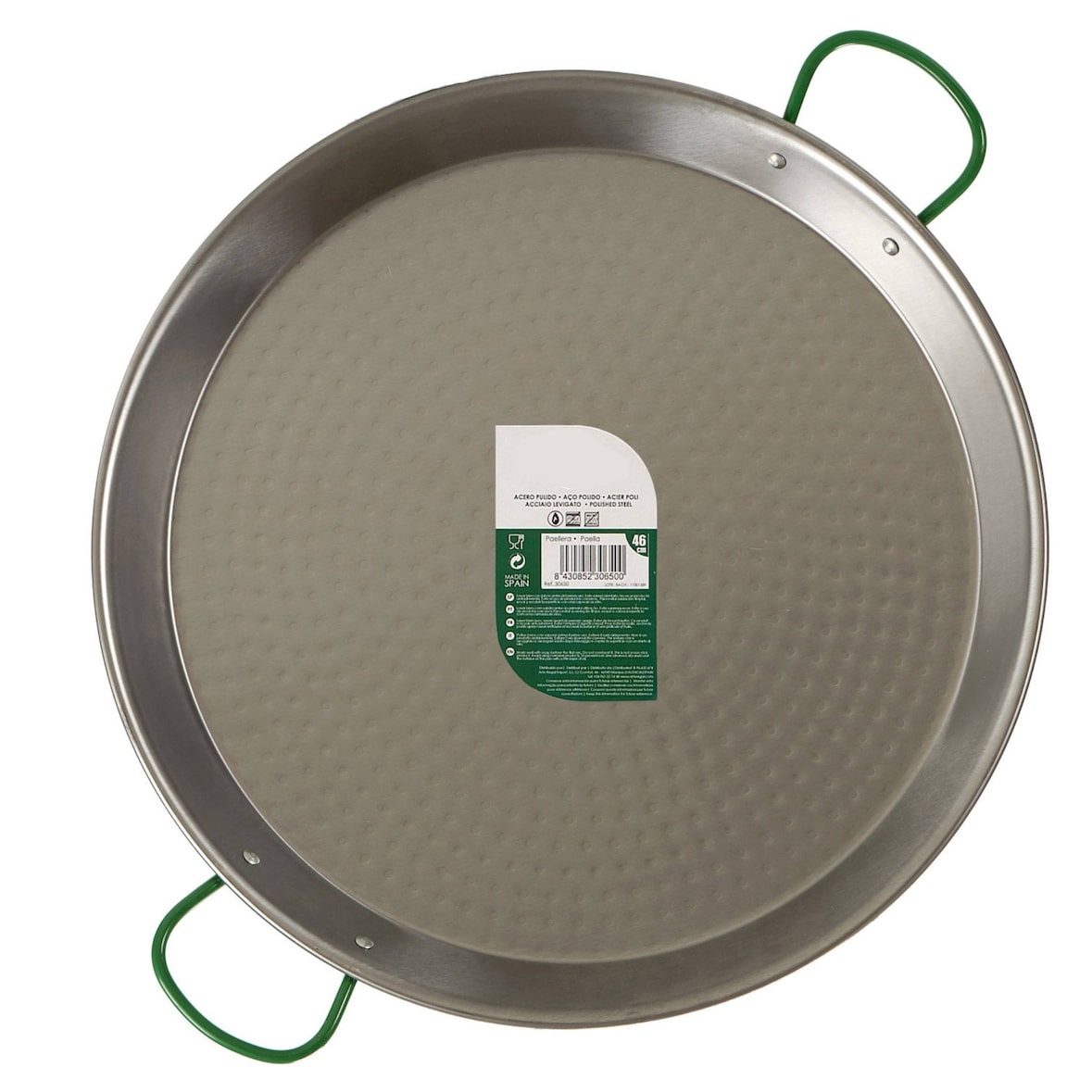San Ignacio LA DEHESA - Gepolijste paellapan 46 cm voor 12 porties