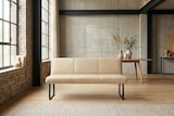 thumbnail of KAWOLA Esszimmerbank ELEEN Leder beige 243cm
