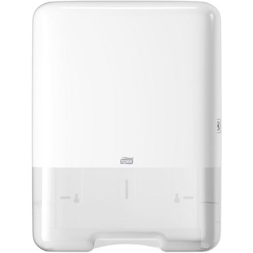 Tork Elevation 553000 H3 Falthandtuchspender Kunststoff Abschließbar Manuell Weiß