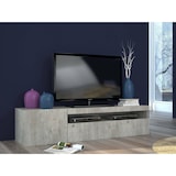 thumbnail of Dmora Mobile porta TV Roberto, Credenza bassa da soggiorno a 2 ante, Base porta TV, 100% Made in Italy, cm 150x40h37, Cemento