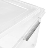 thumbnail of Keeeper Lars - Clipbox Lars Aufbewahrungsbox 60 Liter 58x39x35cm transparent mit Rollen und Clipdeckel