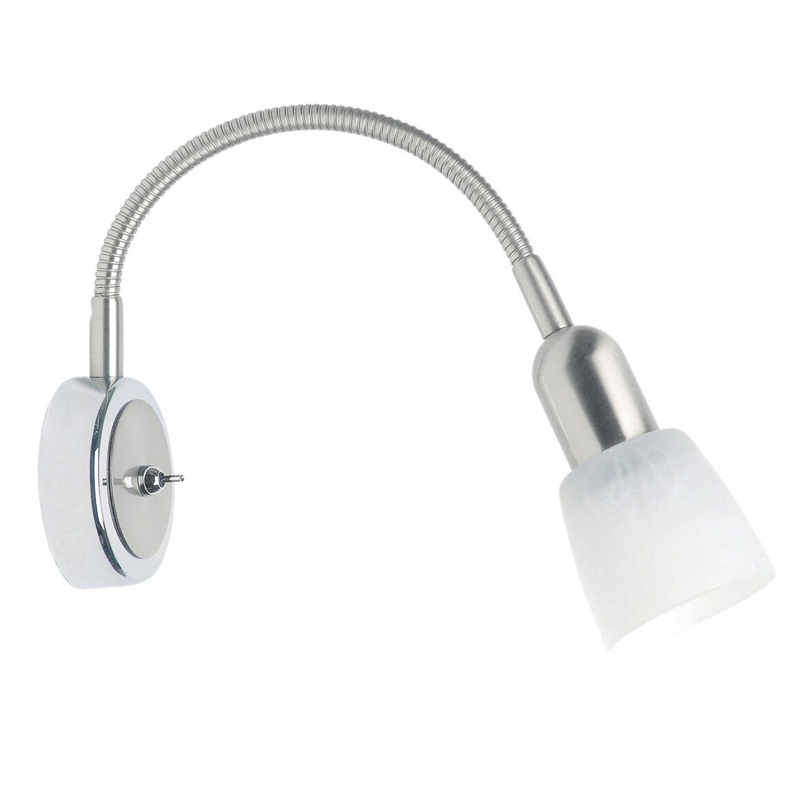 BRILLIANT SOFIA Wandstrahler 37 cm Metall / Glas Eisen / chrom, 55390/77