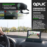thumbnail of Aplic Rückfahrkamera, Einparkhilfe mit 4x Parksensoren, Kamera & 4,3` Monitor mit Nachtsicht