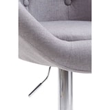 thumbnail of Barhocker London V2 Stoff grau/chrom