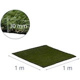 thumbnail of hillvert - hillvert HT-VAG-1X1 Gazon synthétique Pelouse synthétique Gazon artificiel Faux gazon 100 x 100 cm Hauteur : 30 mm Piqures : 20/10