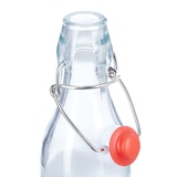 thumbnail of Relaxdays Bügelflaschen zum Befüllen, 6er Set, 250 ml Volumen, für Öl, Essig, Schnaps, Likör, Glasflasche, transparent