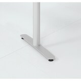 thumbnail of PROREGAL Sitz-Steh-Schreibtisch Rauno | Weiß | Graues GestellBxT 160x80cm | Höhe 63-127cm | elektrisch stufenlos höhenverstellbar | T-Fuß Gestell