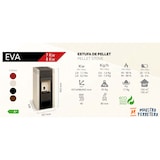 thumbnail of TJ - Estufa de Pellets Modelo EVA de 7 kW - Color Blanco