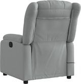 thumbnail of vidaXL Massage-Relaxsessel, hellgrauer Stoff