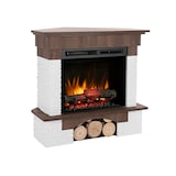 thumbnail of PORTO - Caminetto Elettrico Angolare A Libera Installazione - Rovere - 23" - 91 x 89 x 76,5