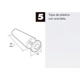 thumbnail of WOLFPACK - Rolha Cega Com Parafuso 60 mm. Branco