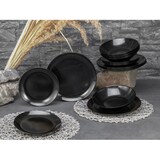 thumbnail of CreaTable Diana Schwarz Tellerset 12-tlg Glas