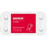 8 Rollen Katrin Classic Toilettenpapier 3-lagig, 250 Blatt weich, weiß saugfähig