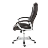 thumbnail of Profi-Bürostuhl L42 XXL, Chefsessel Drehstuhl, 150kg belastbar Kunstleder ~ braun