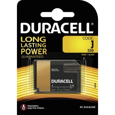 Duracell Pila Alcalina 4Lr61 7K67 J 6V Blister*1