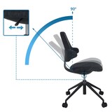 thumbnail of Bureaustoel / zadelstoel PALIANO zwart hjh OFFICE