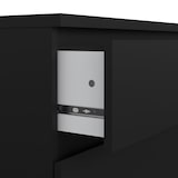 thumbnail of WellHome - Cómoda de Dormitorio con 3 Cajones en color Negro Mate 77 x 50 x 71 cm - Sil Black